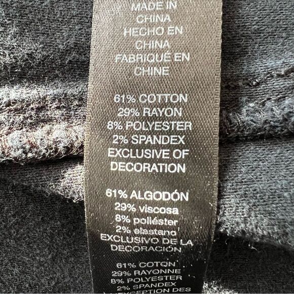 Chico’s SO SLIMMING GIRLFRIEND ANKLE Jeans Sz 3 (Women’s XL/16) Black washed out - Picture 9 of 11